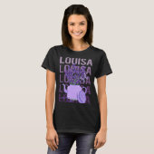 Beautiful Lavender - Louisa Name T-Shirt (Vorne ganz)