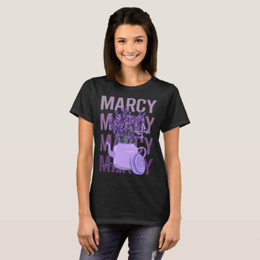 Beautiful Lavender - Marcy Name T-Shirt (Vorne ganz)