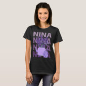 Beautiful Lavender - Nina Name T-Shirt (Vorne ganz)