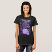 Beautiful Lavender - Tommie Name T-Shirt (Vorne ganz)