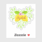 Beautiful Lemon Aufkleber (Blatt)