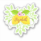 Beautiful Lemon Aufkleber (Vorderseite)