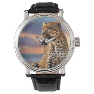 Beautiful Leopard Armbanduhr