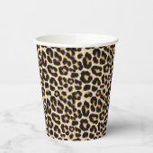 Beautiful Leopard Fur | Imitate Muster Pappbecher (Links)