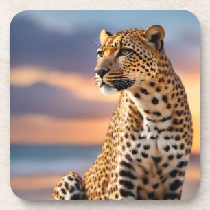 Beautiful Leopard Getränkeuntersetzer