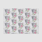 Beautiful Leopard Head Portrait Pattern Seidenpapier (Vorderseite)