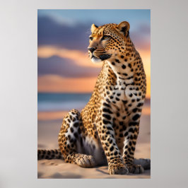 Beautiful Leopard Poster