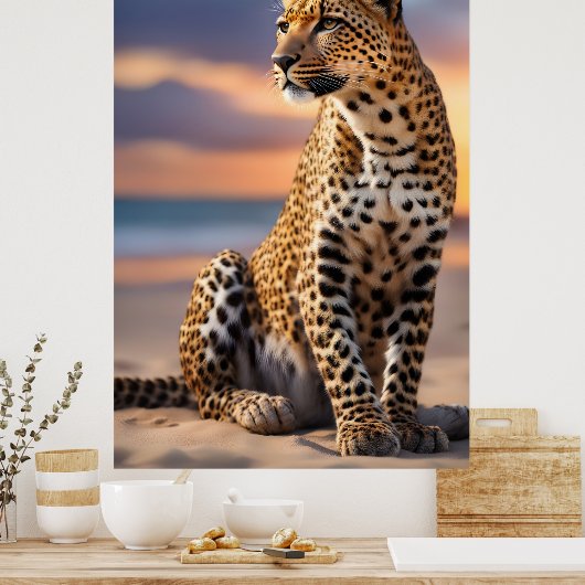 Beautiful Leopard Poster (Küche)