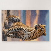 Beautiful Leopard Puzzle (Horizontal)