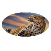 Beautiful Leopard Schneidebrett (Ecke)