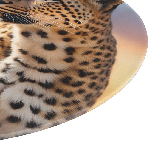 Beautiful Leopard Schneidebrett (Ecke)