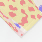 Beautiful Leopard Seamless Pattern illustration Ar Fleecedecke (Ecke)