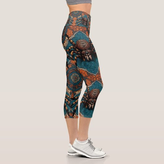 Beautiful Leopard Spot Tarantula Capri Leggings (Rechts)