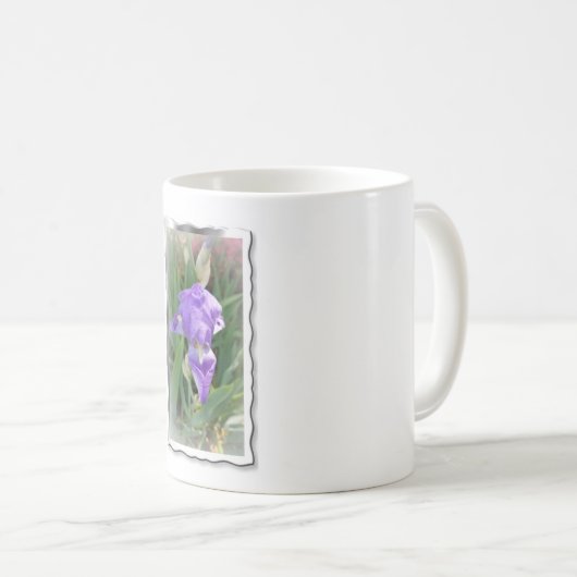 Beautiful Light Blue Iris Kaffeetasse (VorderseiteRechts)