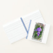 Beautiful Light Blue Iris Notizblock (Innenseite)