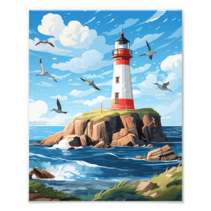 Beautiful Lighthouse Fotodruck