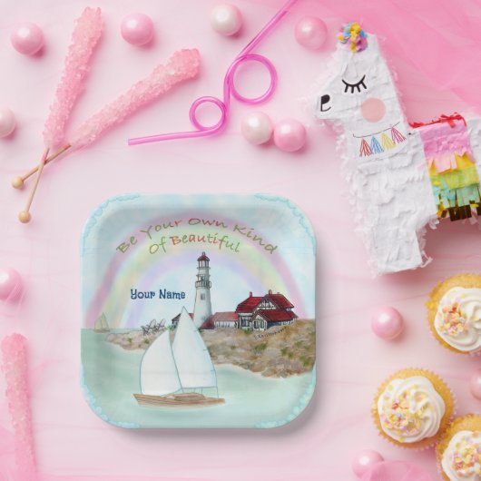 Beautiful Lighthouse Pappteller (Party)