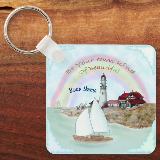 Beautiful Lighthouse Schlüsselanhänger (Vorderseite)