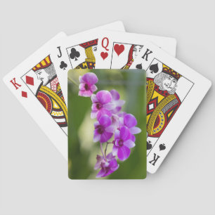 Beautiful Lila Orchid Spielkarten