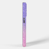 Beautiful Lila Pink Glitzer Ombre Case-Mate iPhone Hülle (Rückseite / Rechts)