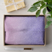Beautiful Lila Pink Glitzer Ombre Seidenpapier (Geschenk)