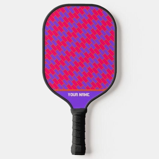 Beautiful Lila Workout Pro Pickleball Paddle (Rückseite)