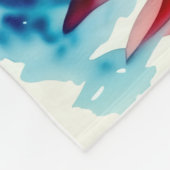 Beautiful Lily Blanket Fleecedecke (Ecke)