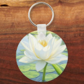 Beautiful Lily Blume Keyring Schlüsselanhänger (Vorderseite)