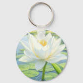 Beautiful Lily Blume Keyring Schlüsselanhänger (Rückseite)