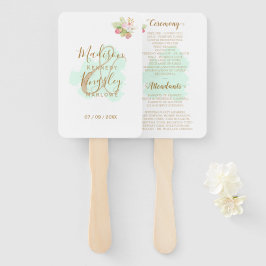 Beautiful Lime Green 💚 Botanic Boho Wedding Fächer