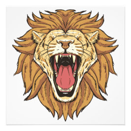 beautiful lion head design fotodruck
