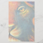 Beautiful Lion Head Portrait Regal und Stolz Briefpapier (Vorderseite)