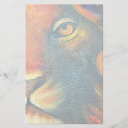 Beautiful Lion Head Portrait Regal und Stolz Briefpapier (Vorderseite)