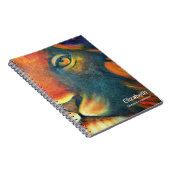 Beautiful Lion Head Portrait Regal und Stolz Notizblock (Rechte Seite)