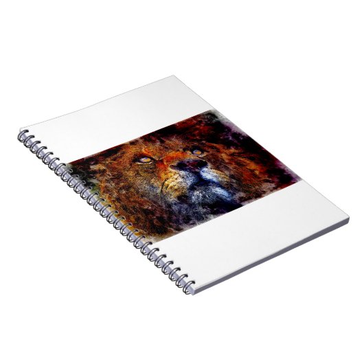 Beautiful Lion Notizblock (Rechte Seite)