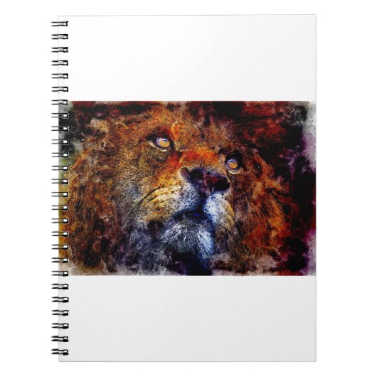 Beautiful Lion Notizblock (Vorderseite)