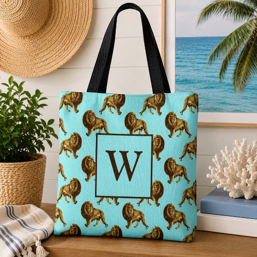 Beautiful Lions Monogram Lions Tasche
