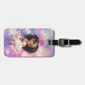 Beautiful little girl gepäckanhänger (Vorderseite horizontal)