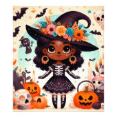 Beautiful little witch halloween party fotodruck (Vorne)