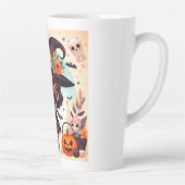 Beautiful little witch halloween party milchtasse (Rechts)