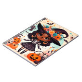 Beautiful little witch halloween party notizblock (Linke Seite)