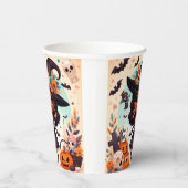 Beautiful little witch halloween party pappbecher (Rechts)