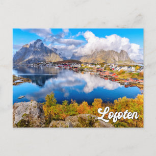 Beautiful Lofoten, Norwegen Postkarte