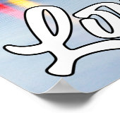 Beautiful London, England, Großbritannien Poster (Ecke)