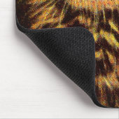 Beautiful Long Haired Tabby Cat Mousepad (Ecke)