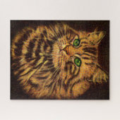 Beautiful Long Haired Tabby Cat Puzzle (Horizontal)