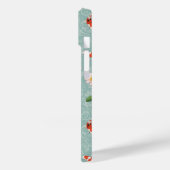 Beautiful Lotus and Koi fish Zen Art Personalized Case-Mate iPhone Hülle (Rückseite / Links)