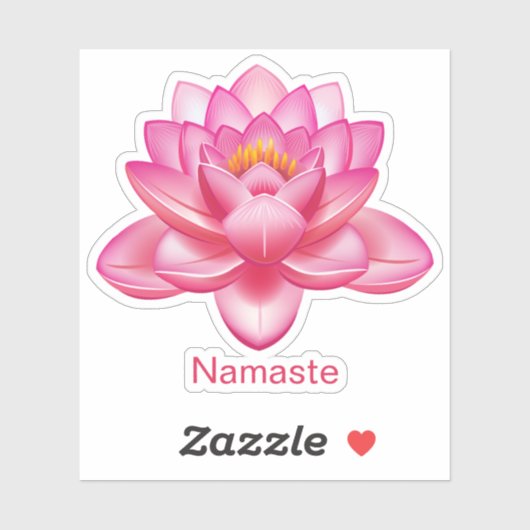 Beautiful Lotus Blume Sticker (Blatt)