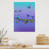 Beautiful love birds wall art poster (Küche)