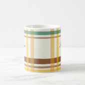Beautiful Love Cozy Tartan Plaid Kaffeetasse (Mittel)
